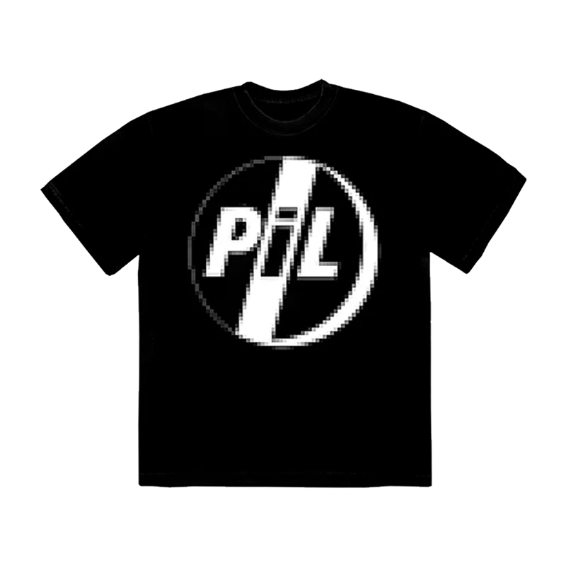 Black Pixelated Logo T-Shirt