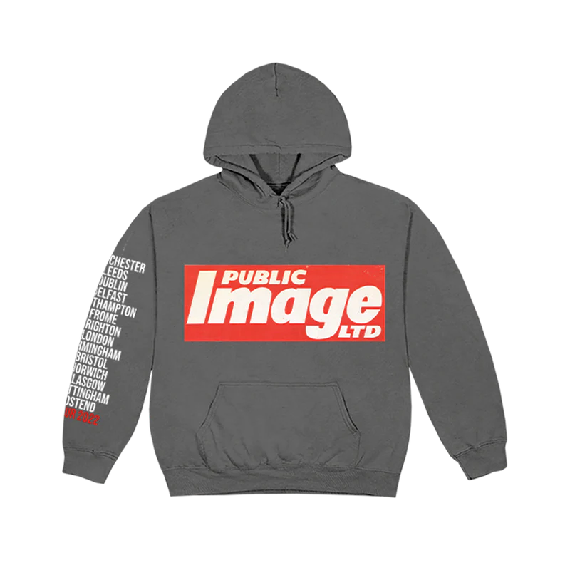 Grey PiL Tour Hoodie