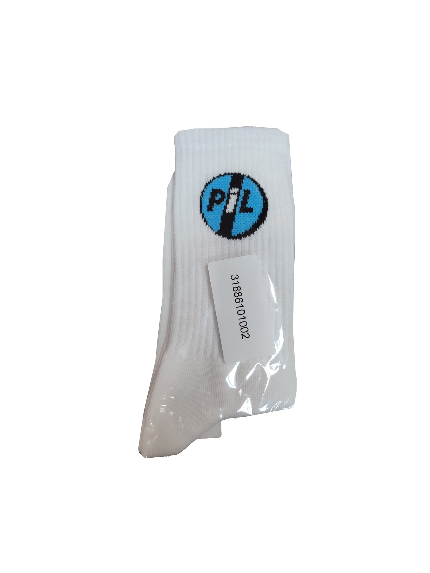 PiL Logo Socks White