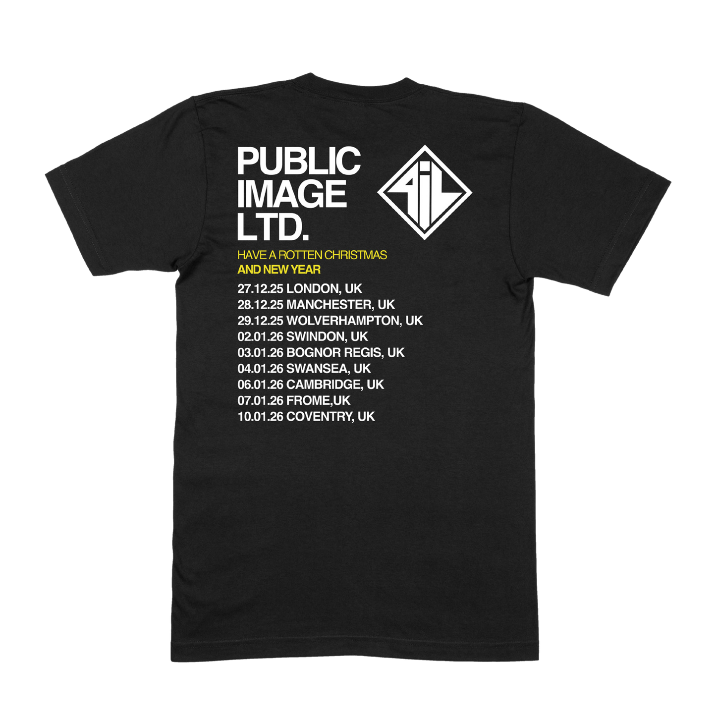 This is Not the Last Tour Rotten Christmas and New Year T-Shirt Black