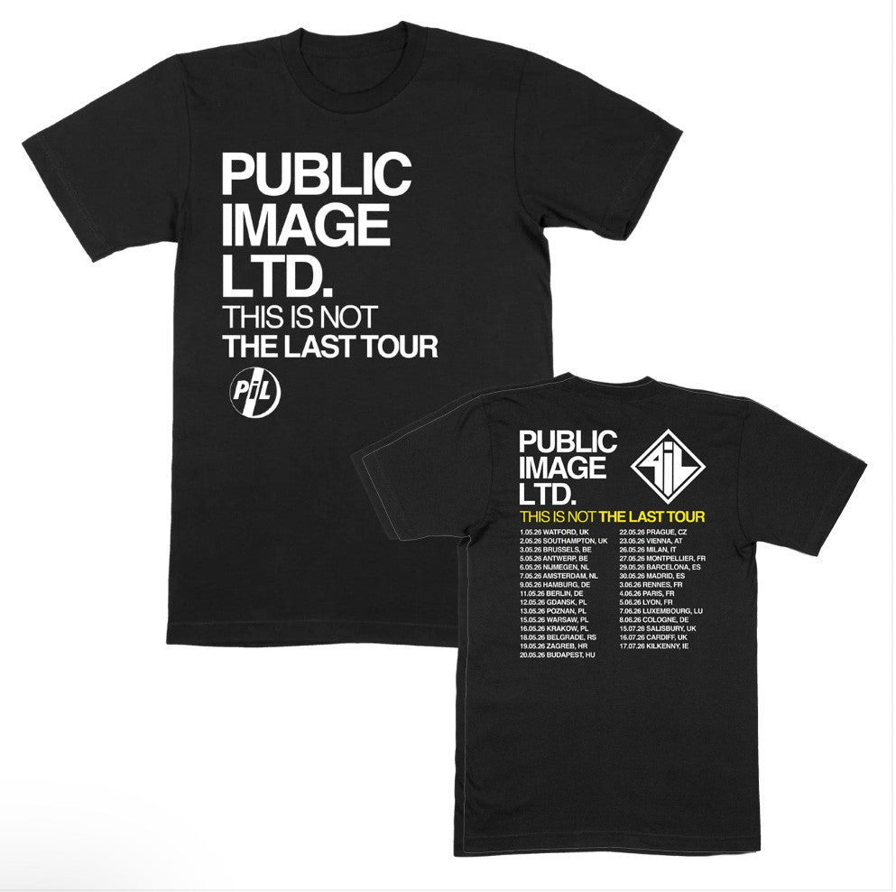 This Is Not The Last Summer Tour 2026 Black T-Shirt