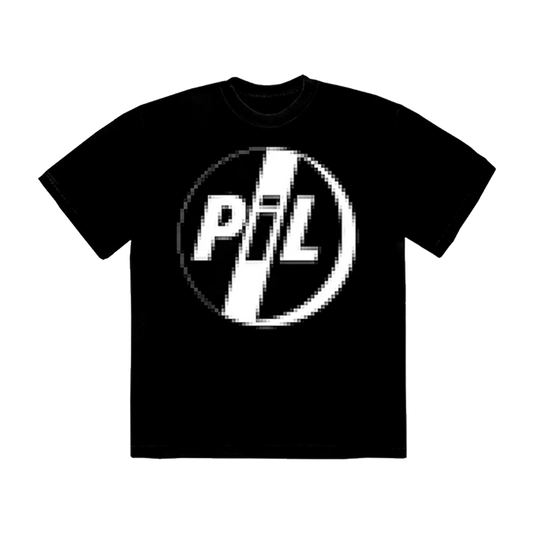 Black Pixelated Logo T-Shirt