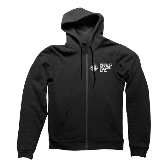 PiL New Logo Zip Hoodie Black