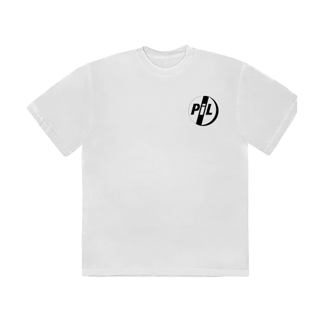 White PiL Logo T-Shirt
