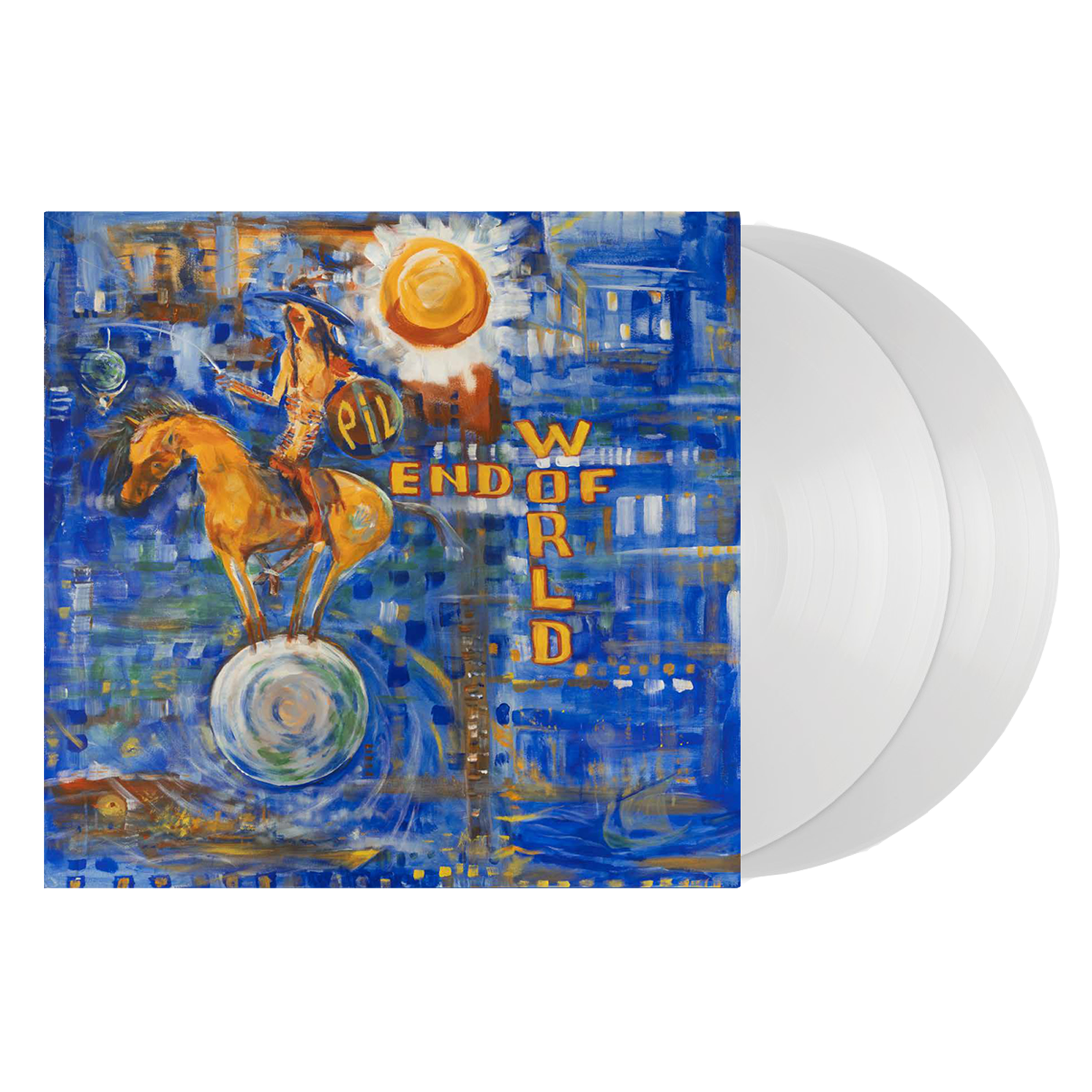 End Of World: Limited Solid White Vinyl 2LP + End of World Slipmat + End of World Tee I